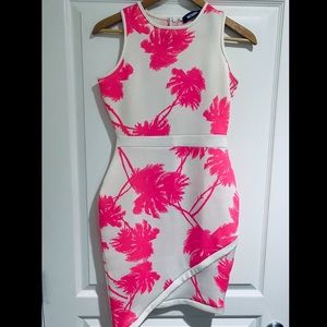 Misguided Palm tree dress